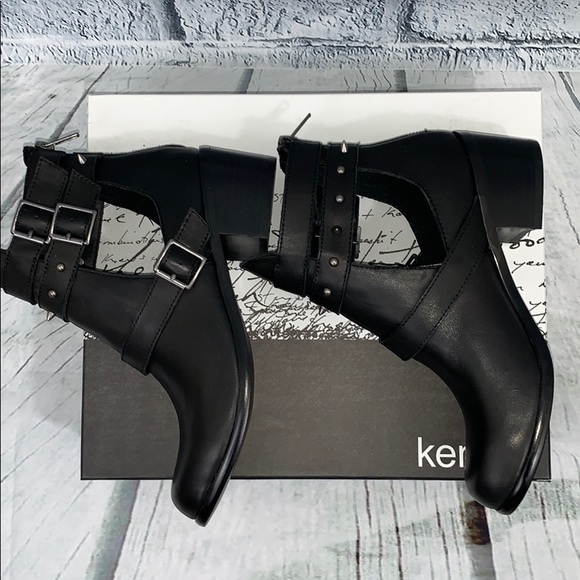 NEW KENSIE STUDDED ANKLE BOOTS - Picture 2 of 8